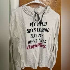 Gildan White Casual Hoodie